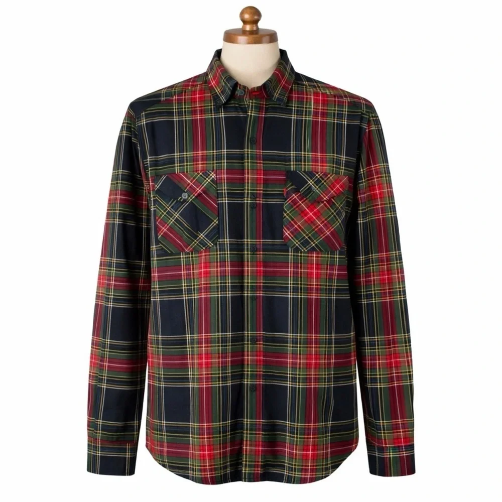Levi's Men's Malden Plaid Shirt Long Sleeve Size Large Cotton Blend